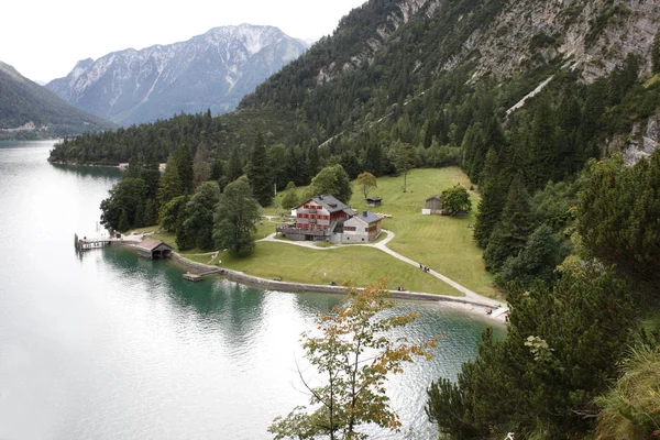 Vacker Utsikt Över Majestätiska Alperna Landskap — Stockfoto