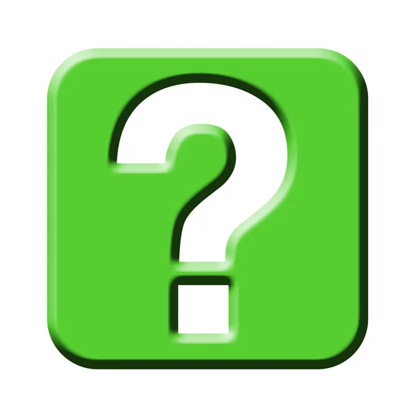 Graphic Question Mark Button Ask — Stock Photo, Image