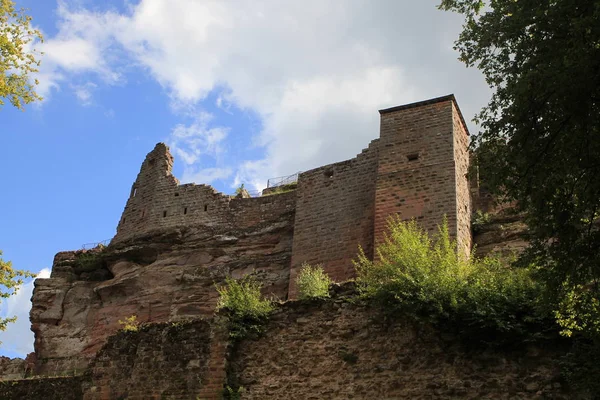 Vista Panoramica Sulla Maestosa Architettura Medievale Del Castello — Foto Stock