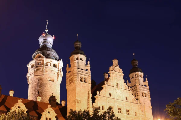 Blue Hour Leipzig — Stock Photo, Image