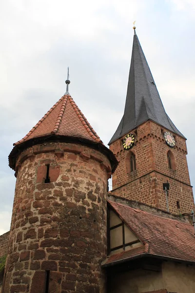 Vue Panoramique Vieille Église — Photo