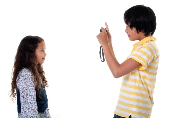 Retrato Infantil Bonito Conceito Infância Feliz — Fotografia de Stock