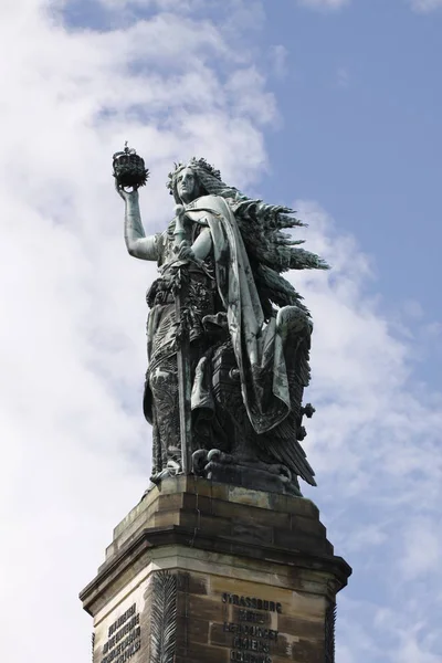 Monumento Niederwald Primo Piano — Foto Stock