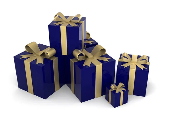 Navidad Presenta Cajas Regalo — Foto de Stock