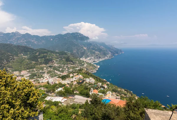 Vista Sobre Golfo Salerno Desde Ravello Campania Italia — Foto de Stock