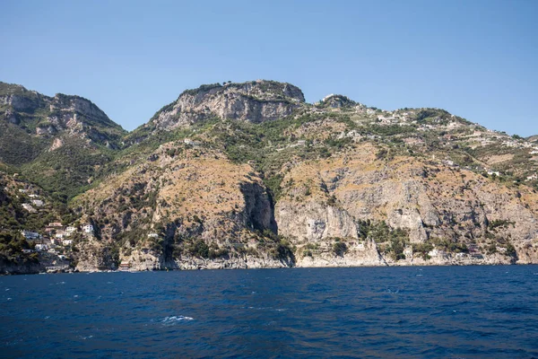 Sorrento Amalfi Arasındaki Amalfi Sahili Manzarası Campania Talya — Stok fotoğraf