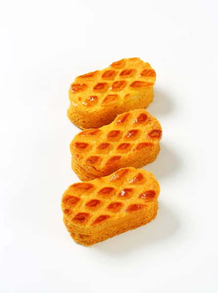 Holandská Kuchyně Malé Oválné Sušenky Mandlovou Náplní — Stock fotografie