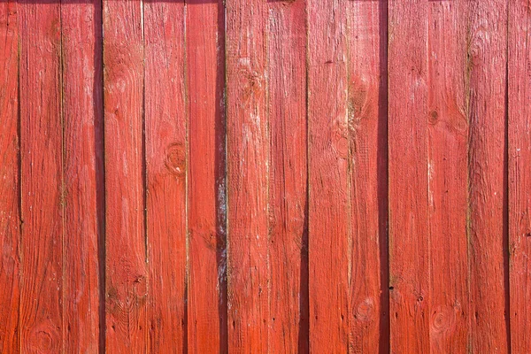 Fundo Prancha Madeira Vermelha Detalhe Cerca — Fotografia de Stock