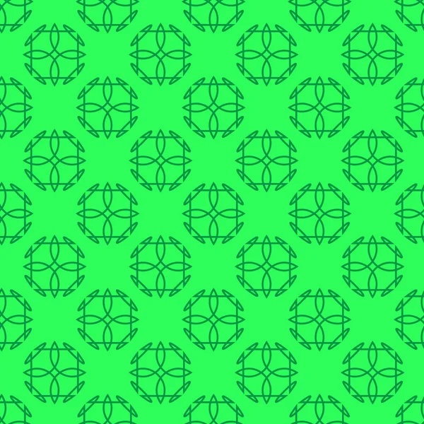 Бесшовный Абстрактный Векторный Рисунок Неоновом Зеленом Фоне — стоковое фото
