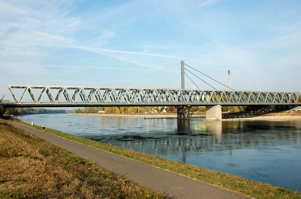 Marée Basse Sous Pont Ferroviaire — Photo