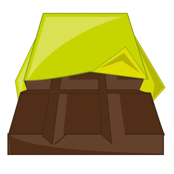 Vektoros Illusztráció Finomságok Csokoládé Revealled Csomagolás — Stock Fotó
