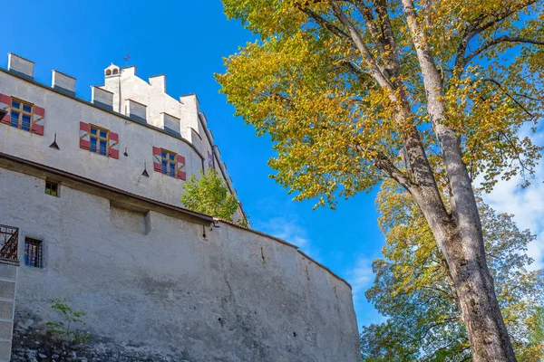 Vista Exterior Castelo Bruneck Tirol Sul — Fotografia de Stock