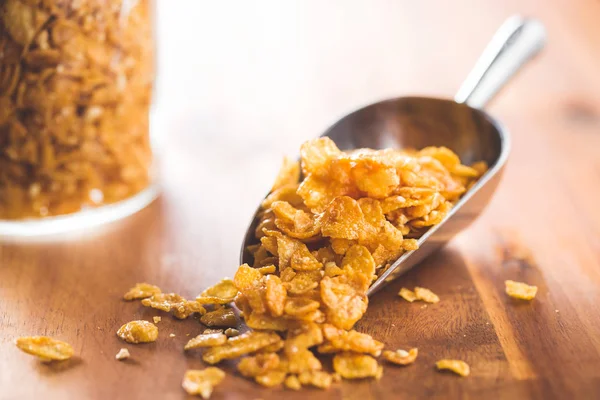 Ontbijtgranen Cornflakes Primeur — Stockfoto