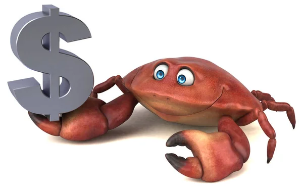 Fun Crab Illustration — Stock Photo, Image