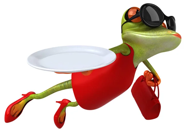 Fun Frog Illustration — Stock Photo, Image