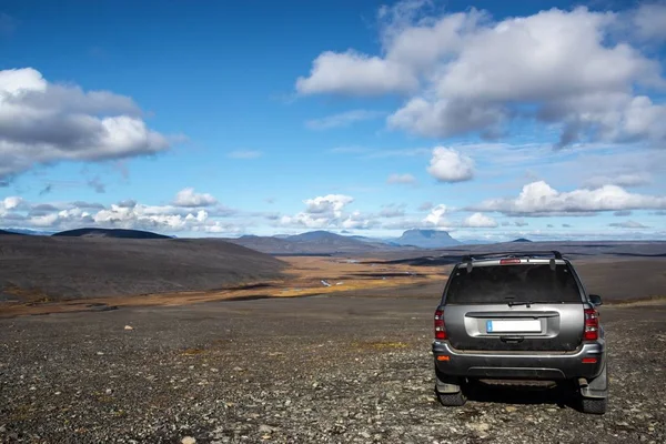 Zona Postres Noreste Islandia Con Jeep —  Fotos de Stock