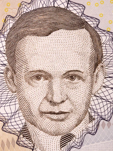 Antun Branko Simic Retrato Bosnia Herzegovina Dinero — Foto de Stock