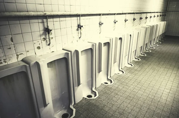 Men Public Toilets Toilet Gentlemen Detail Physical Needs — Stock Photo, Image