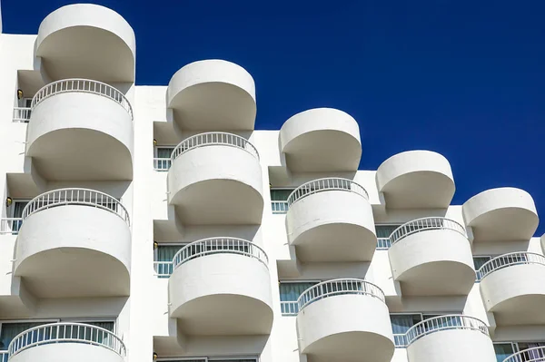 Balkony Moderní Budově Detaily Textur — Stock fotografie