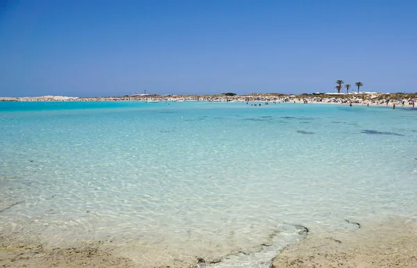 Ses Illetes Formentera Uma Verdadeira Praia Paradisíaca Espanha — Fotografia de Stock