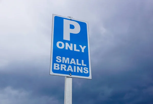 Parkovací Signál Parkovací Signál Vyhrazen Pro Určité Kategorie — Stock fotografie