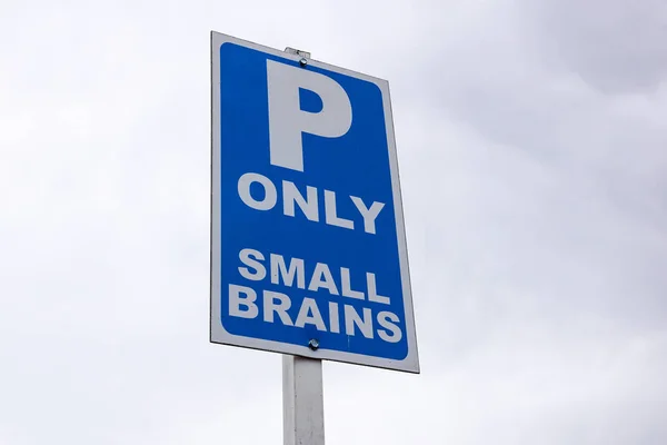 Parkovací Signál Parkovací Signál Vyhrazen Pro Určité Kategorie — Stock fotografie