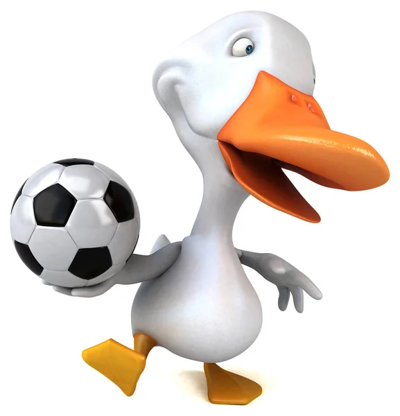 Fun Duck Illustration — Stock Photo, Image