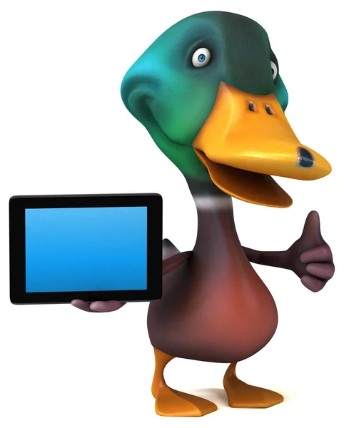 Fun Duck Illustration — Stock Photo, Image