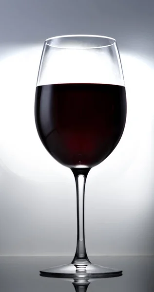 Bicchiere Vino Rosso Opaco — Foto Stock
