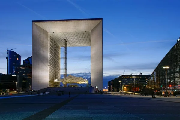 Grande Arche Defense Paris — стокове фото