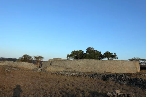Руины Великого Зимбабве Африке — стоковое фото