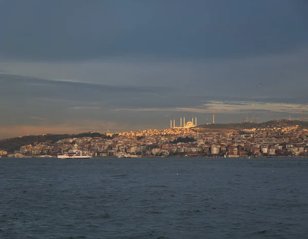 View Bosporus Mosque Sunshine — Stock Fotó