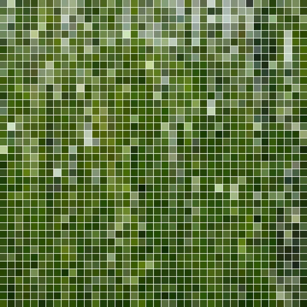 Abstrait Pixel Carré Fond Mosaïque Vert — Photo