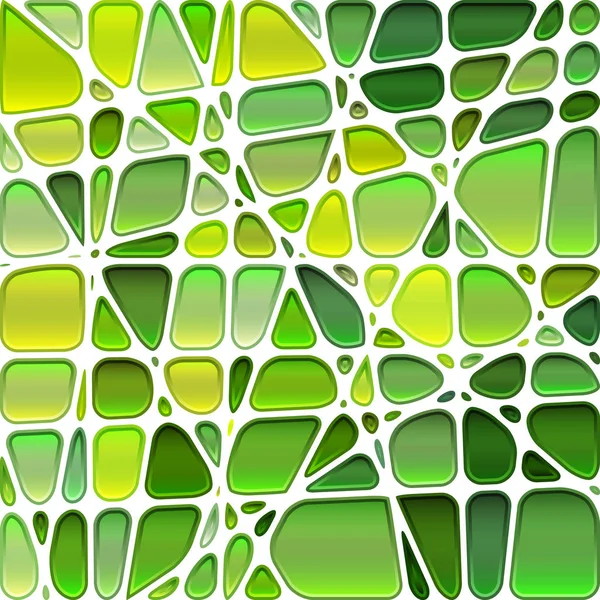 Абстрактный Витраж Мозаики Зеленый Желтый — стоковое фото