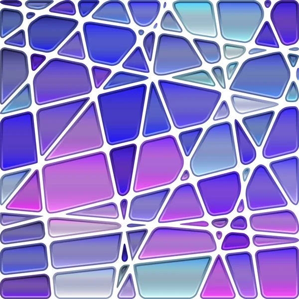 Fondo Mosaico Abstracto Vidrio Manchado Azul Violeta — Foto de Stock