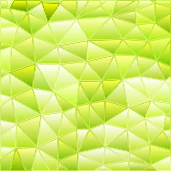 Абстрактний Мозаїчний Фон Вітражами Зелений Жовтий — стокове фото