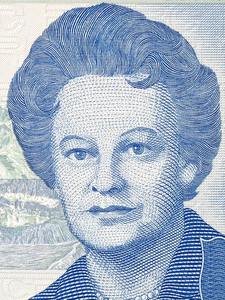Emma Gamboa Alvarado Retrato Dinheiro Costa Rica — Fotografia de Stock