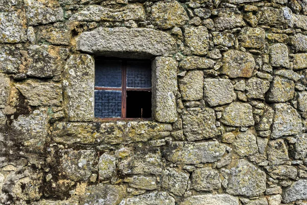 Detail Construction Traditional Local Granite House Rural Architecture Beira Alta — Stock Photo, Image