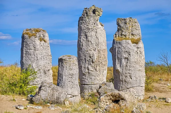 Stenen Woestijn Pobiti Kamani Fabulous Rock Phenomenon Provincie Varna Bulgarije — Stockfoto