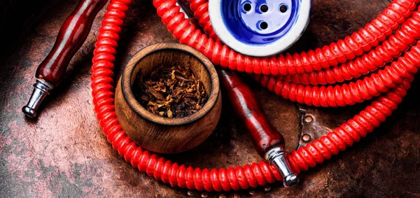Fumar Shisha Tobacco Oriental Tabaquera Cachimba — Foto de Stock