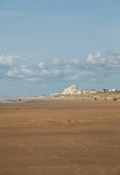 Visa Stranden Och Nordsjön Katwijk Aan Zee Zuid Holland Nederländerna — Stockfoto