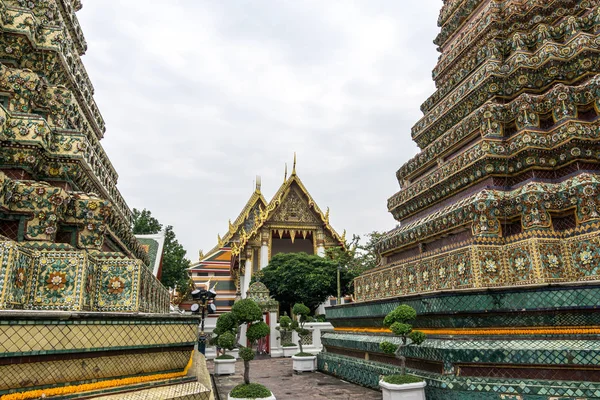 Phra Chedi Rai Cloisters Chedis Wat Pho Wat Temple Reclining — Stock Photo, Image