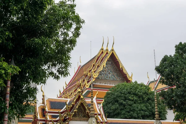Phra Ubosot Scenery Wat Pho Wat Temple Reclining Buddha Taken — Stock Photo, Image