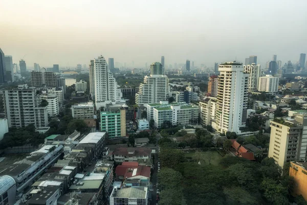 Bangkok City Morgon Sukhumvit Thailand — Stockfoto