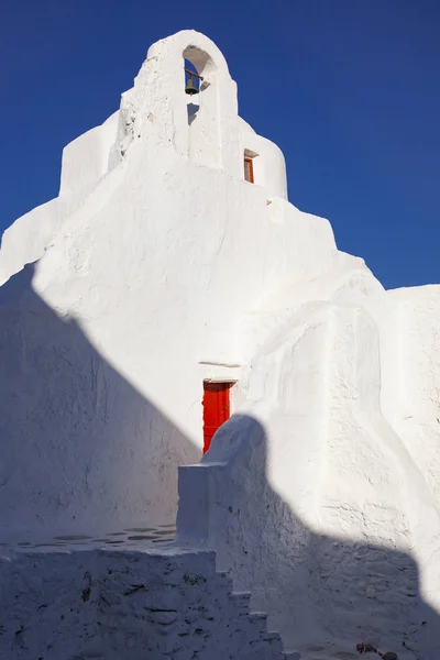 Xiv Századi Paraportiani Templom Mykonos Szigetén Görögország — Stock Fotó