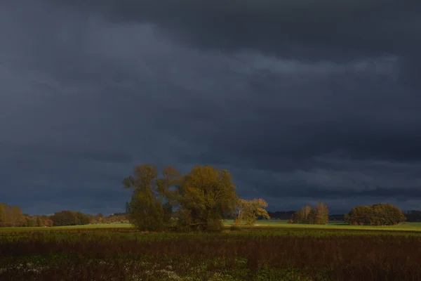 Humor Tormenta Otoño — Foto de Stock