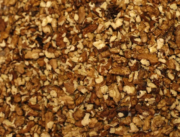 季節のくるみ 茶色のナッツ 食べ物 — ストック写真