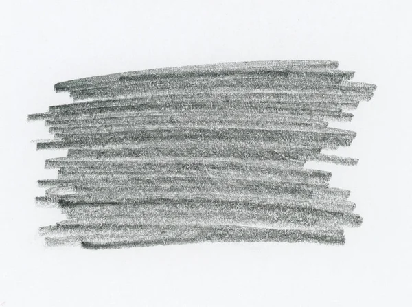 Beyaz Kağıt Üzerinde Siyah Kalem Çizimi — Stok fotoğraf