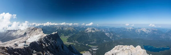 Zugspitze Pico Mais Alto Das Montanhas Wetterstein Bem Como Montanha — Fotografia de Stock