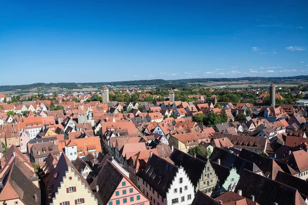 Rothenburg Der Tauber Almanya Nın Bavyera Eyaletinde Yer Alan Bir — Stok fotoğraf